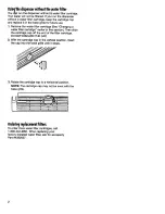 Preview for 2 page of KitchenAid Aquasense filters Instructions