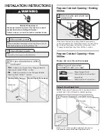 Preview for 7 page of KitchenAid Architect II C Series KUDC10IX Installation Instructions Manual