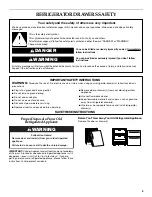 Preview for 3 page of KitchenAid Architect II KDDC24FVS Installation Instructions And Use & Care Manual