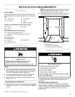 Preview for 5 page of KitchenAid Architect II KDDC24FVS Installation Instructions And Use & Care Manual