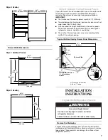 Preview for 7 page of KitchenAid Architect II KDDC24FVS Installation Instructions And Use & Care Manual