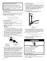 Preview for 8 page of KitchenAid Architect II KDDC24FVS Installation Instructions And Use & Care Manual