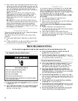 Preview for 14 page of KitchenAid Architect II KDDC24FVS Installation Instructions And Use & Care Manual