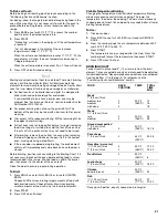 Preview for 21 page of KitchenAid ARCHITECT II KERS807 Use & Care Manual