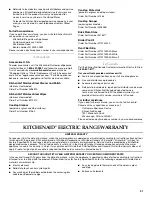 Preview for 31 page of KitchenAid ARCHITECT II KERS807 Use & Care Manual