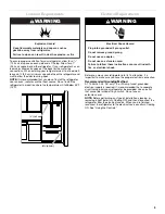 Preview for 3 page of KitchenAid Architect II KFXS25RY User Instructions