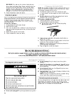 Preview for 14 page of KitchenAid Architect II KFXS25RY User Instructions