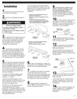 Предварительный просмотр 7 страницы KitchenAid Architect K6CP462K Installation Instructions Manual