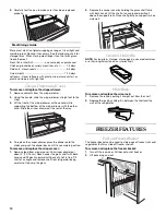 Предварительный просмотр 10 страницы KitchenAid Architect KBLC36FMS Use & Care Manual