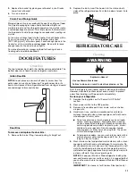 Предварительный просмотр 11 страницы KitchenAid Architect KBLC36FMS Use & Care Manual