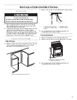 Предварительный просмотр 9 страницы KitchenAid Architect KGSS907XSP Installation Instructions Manual