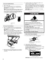 Предварительный просмотр 18 страницы KitchenAid Architect KGSS907XSP Installation Instructions Manual