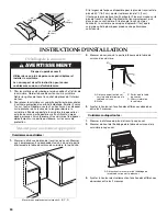 Предварительный просмотр 30 страницы KitchenAid Architect Series II KDRS807SSS Installation Instructions Manual