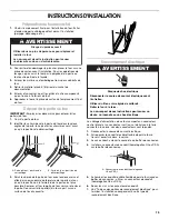 Предварительный просмотр 15 страницы KitchenAid Architect Series II KEBU107SSS Installation Instructions Manual