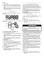 Предварительный просмотр 7 страницы KitchenAid Architect Series II KECC506RSS Use And Care Manual