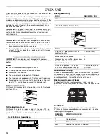 Preview for 14 page of KitchenAid Architect Series II KERS505X Use & Care Manual