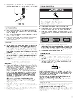 Предварительный просмотр 11 страницы KitchenAid Architect Series II KFIS20XVMS User Instructions