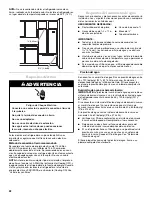 Предварительный просмотр 22 страницы KitchenAid Architect Series II KFIS20XVMS User Instructions