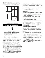 Предварительный просмотр 42 страницы KitchenAid Architect Series II KFIS20XVMS User Instructions