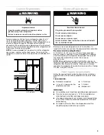 Предварительный просмотр 3 страницы KitchenAid Architect Series II KFIS27CX User Manual