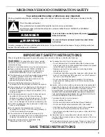 Preview for 3 page of KitchenAid Architect Series II KHMS2050SSS Use & Care Manual