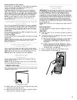 Preview for 5 page of KitchenAid Architect Series II KSC23W8EYY User Manual