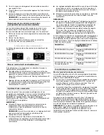 Preview for 17 page of KitchenAid Architect Series II KSC23W8EYY User Manual