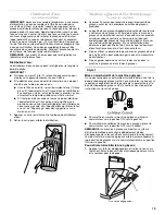 Preview for 19 page of KitchenAid Architect Series II KSC23W8EYY User Manual