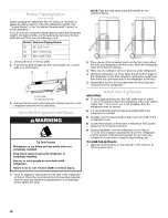 Предварительный просмотр 20 страницы KitchenAid Architect Series II KSSC36QTS Installation Instructions Manual