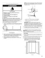 Предварительный просмотр 23 страницы KitchenAid Architect Series II KSSC36QTS Installation Instructions Manual