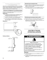 Предварительный просмотр 70 страницы KitchenAid Architect Series II KSSC36QTS Installation Instructions Manual