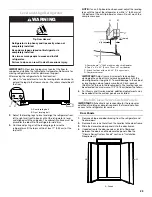 Предварительный просмотр 23 страницы KitchenAid Architect Series II KSSC36QTS Installation Manual