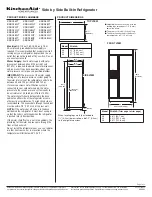 Предварительный просмотр 1 страницы KitchenAid Architect Series II KSSC36QTS Specification Sheet