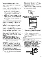 Предварительный просмотр 27 страницы KitchenAid Architect Series II KSSO36FTX Use & Care Manual