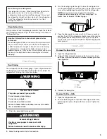 Preview for 5 page of KitchenAid Architect Series II KURG24LWBS Use & Care Manual