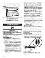 Preview for 24 page of KitchenAid Architect Series II KURG24LWBS Use & Care Manual