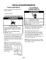 Preview for 9 page of KitchenAid Architect Series II KURO24LSBX Technical Education