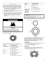 Preview for 9 page of KitchenAid Architect Series KERA205P Use And Care Manual