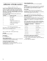 Preview for 14 page of KitchenAid Architect Series KERA205P Use And Care Manual