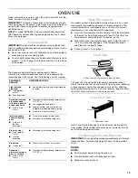 Preview for 15 page of KitchenAid Architect Series KERA205P Use And Care Manual