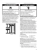 Предварительный просмотр 19 страницы KitchenAid Architect Series KSRP25FSSS User Manual