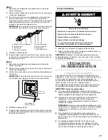 Предварительный просмотр 21 страницы KitchenAid Architect Series KSRP25FSSS User Manual