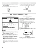 Предварительный просмотр 18 страницы KitchenAid Architect Series KSSC42QTS Installation Manual