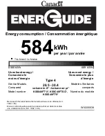 Preview for 2 page of KitchenAid Architect Series KSSC48FTS Energy Manual