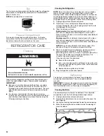 Preview for 12 page of KitchenAid BOTTOM MOUNT REFRIGERATOR Use And Care Manual