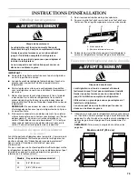 Preview for 75 page of KitchenAid BOTTOM MOUNT W10379132A Installation Manual