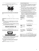 Preview for 9 page of KitchenAid Briva KIDS36EP Use & Care Manual