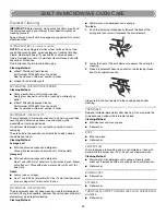 Preview for 19 page of KitchenAid Built-In Convection Microwave Oven User Manual