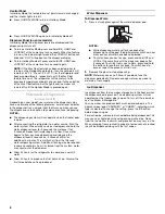 Preview for 8 page of KitchenAid Built-In Oven & Microwave Use And Care Manual