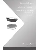 KitchenAid Ceramic Bakeware Instructions Manual предпросмотр